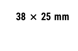 ZPL preview: Label 38 × 25 mm