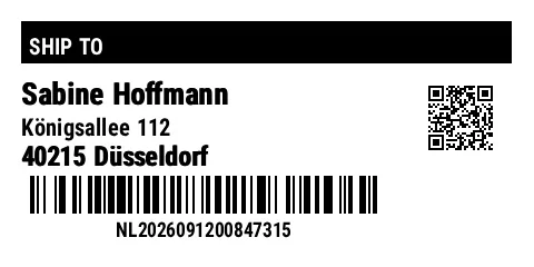 Preview of Address Label