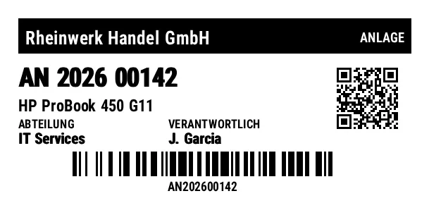 Vorschau von Inventar-Tag