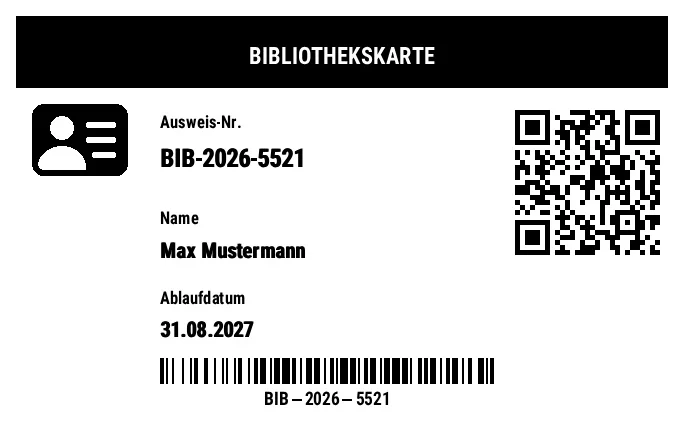 Vorschau von Bibliothekskarte