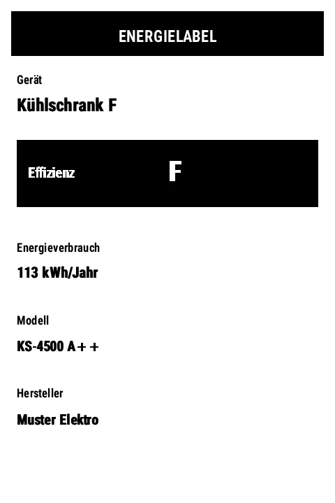 Vorschau von EU-Energielabel (Elektrogeräte)