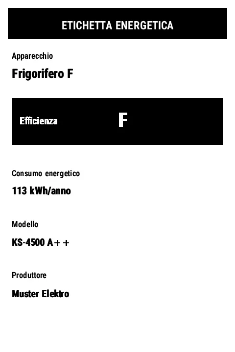 Anteprima di Etichetta energetica UE (elettrodomestici)
