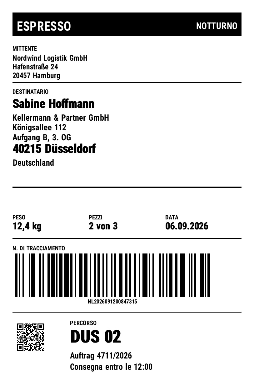 Anteprima di Modello FedEx