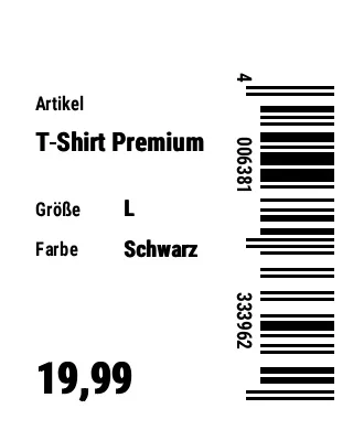 Vorschau von Hängeetikett (Bekleidung)