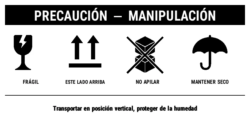 Vista previa de Serie de pictogramas de manipulación