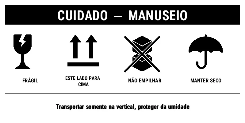 Prévia de Série de etiquetas de manuseio