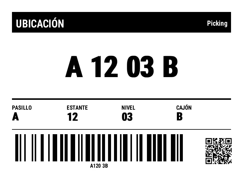 Vista previa de Ubicación de almacén