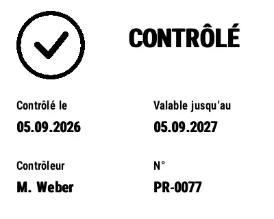 Aperçu de Vignette de contrôle / étalonnage