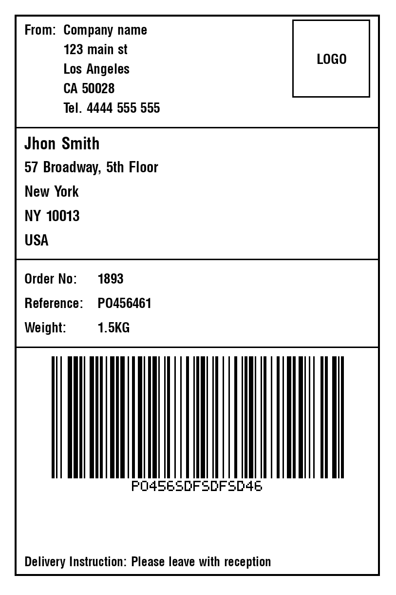 Preview of Shipping with Extra Details